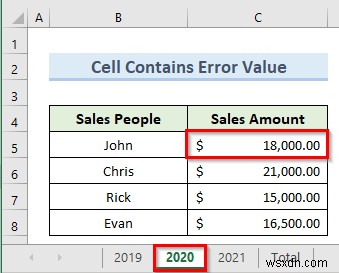 Tham chiếu 3D không hoạt động trong Excel (3 lý do &giải pháp)