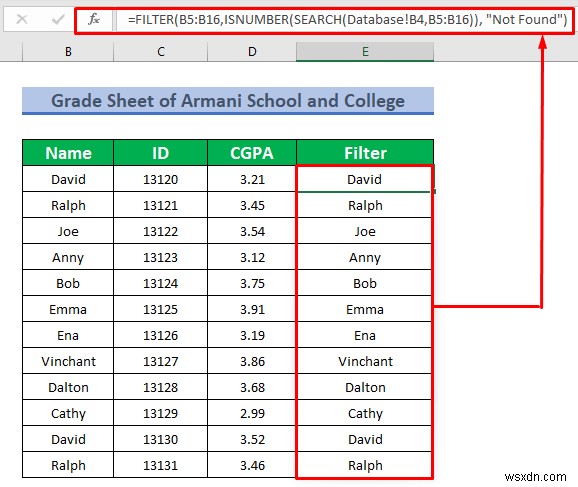 Cách tạo cơ sở dữ liệu có thể tìm kiếm trong Excel (2 Thủ thuật nhanh)