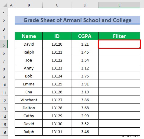 Cách tạo cơ sở dữ liệu có thể tìm kiếm trong Excel (2 Thủ thuật nhanh)