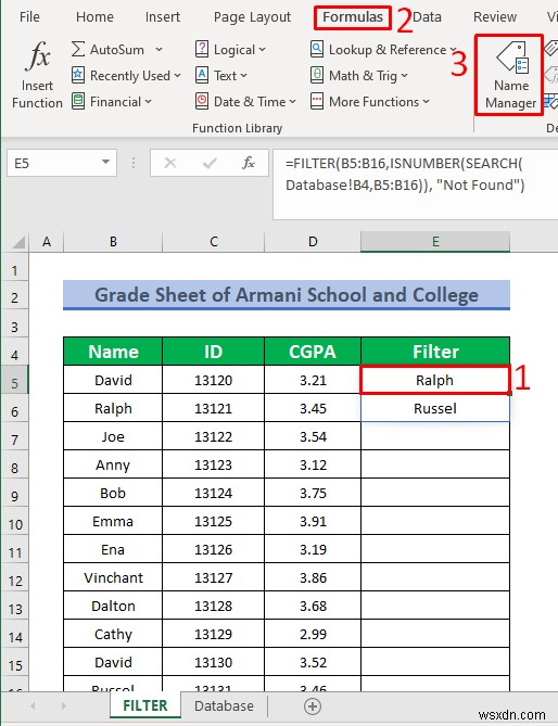 Cách tạo cơ sở dữ liệu có thể tìm kiếm trong Excel (2 Thủ thuật nhanh)