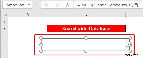 Cách tạo cơ sở dữ liệu có thể tìm kiếm trong Excel (2 Thủ thuật nhanh)