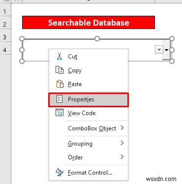 Cách tạo cơ sở dữ liệu có thể tìm kiếm trong Excel (2 Thủ thuật nhanh)