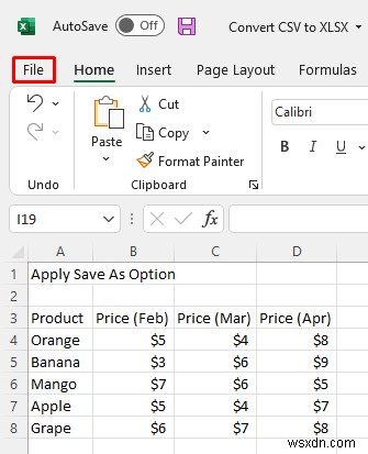 Cách chuyển đổi CSV sang XLSX (4 phương pháp nhanh)