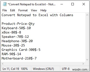 Cách mở Notepad hoặc tệp văn bản trong Excel bằng cột (3 phương pháp dễ dàng)