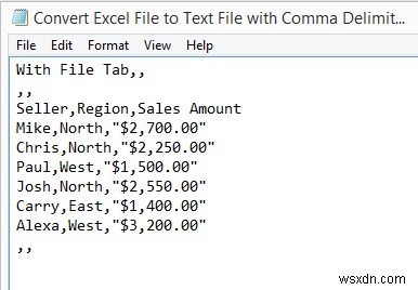Cách chuyển đổi tệp Excel thành tệp văn bản với dấu phân cách bằng dấu phẩy (3 phương pháp)