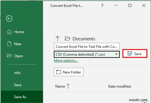 Cách chuyển đổi tệp Excel thành tệp văn bản với dấu phân cách bằng dấu phẩy (3 phương pháp)