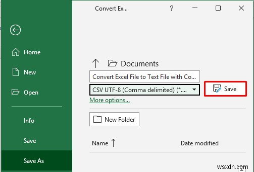 Cách chuyển đổi tệp Excel thành tệp văn bản với dấu phân cách bằng dấu phẩy (3 phương pháp)