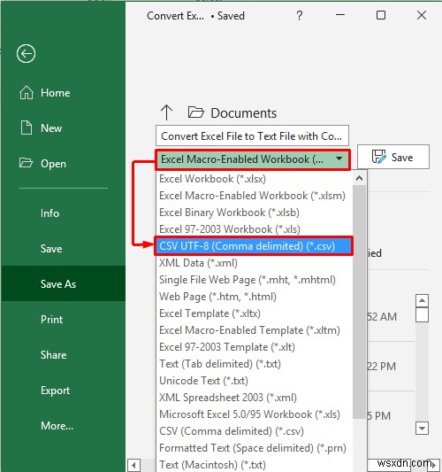 Cách chuyển đổi tệp Excel thành tệp văn bản với dấu phân cách bằng dấu phẩy (3 phương pháp)