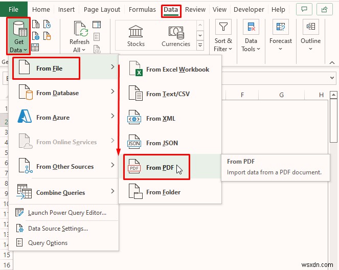 Cách chuyển đổi PDF sang Excel mà không cần phần mềm (3 Phương pháp dễ dàng)