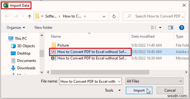 Cách chuyển đổi PDF sang Excel mà không cần phần mềm (3 Phương pháp dễ dàng)