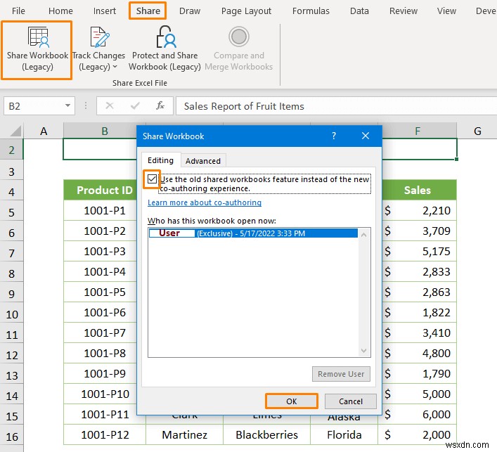 Cách chia sẻ tệp Excel cho nhiều người dùng