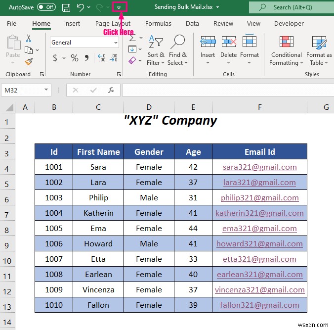 Cách gửi email hàng loạt từ Outlook bằng Excel (3 cách)