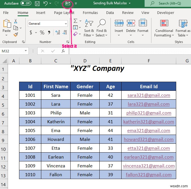 Cách gửi email hàng loạt từ Outlook bằng Excel (3 cách)