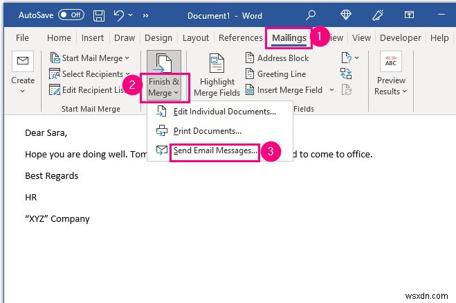 Cách gửi email hàng loạt từ Outlook bằng Excel (3 cách)