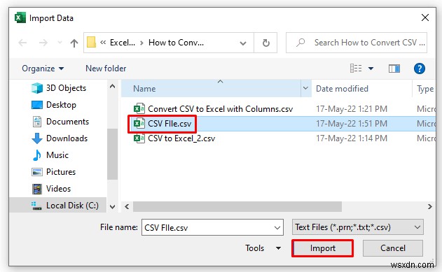 Cách chuyển đổi CSV sang Excel bằng cột (5 phương pháp)