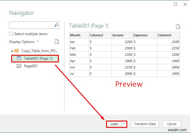 Sao chép bảng từ PDF sang Excel với định dạng (2 cách hiệu quả)