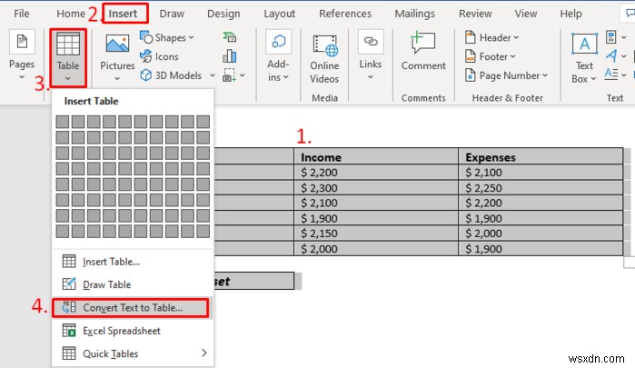 Sao chép bảng từ PDF sang Excel với định dạng (2 cách hiệu quả)