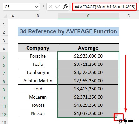 Cách tạo tham chiếu 3d trong Excel với tên (7 phương pháp dễ dàng)