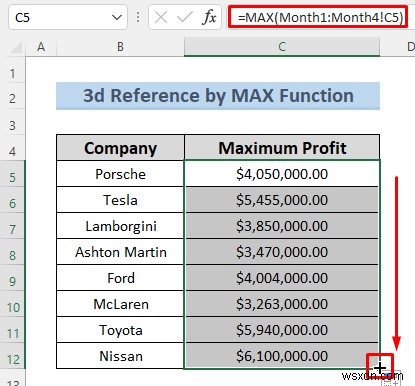 Cách tạo tham chiếu 3d trong Excel với tên (7 phương pháp dễ dàng)