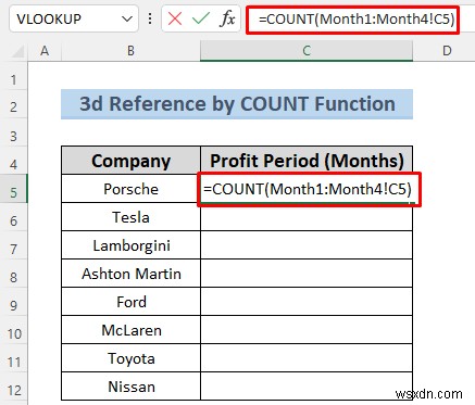 Cách tạo tham chiếu 3d trong Excel với tên (7 phương pháp dễ dàng)