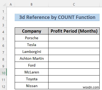 Cách tạo tham chiếu 3d trong Excel với tên (7 phương pháp dễ dàng)