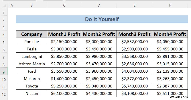 Cách tạo tham chiếu 3d trong Excel với tên (7 phương pháp dễ dàng)