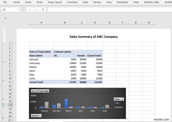 Cách tạo báo cáo PDF từ dữ liệu Excel (4 phương pháp dễ dàng)