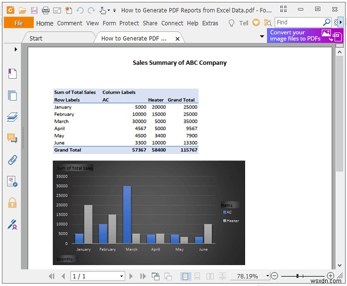 Cách tạo báo cáo PDF từ dữ liệu Excel (4 phương pháp dễ dàng)