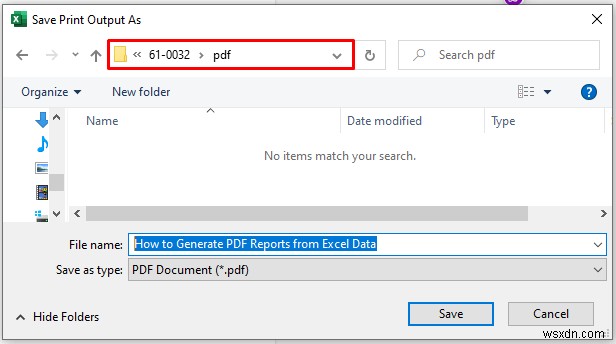 Cách tạo báo cáo PDF từ dữ liệu Excel (4 phương pháp dễ dàng)