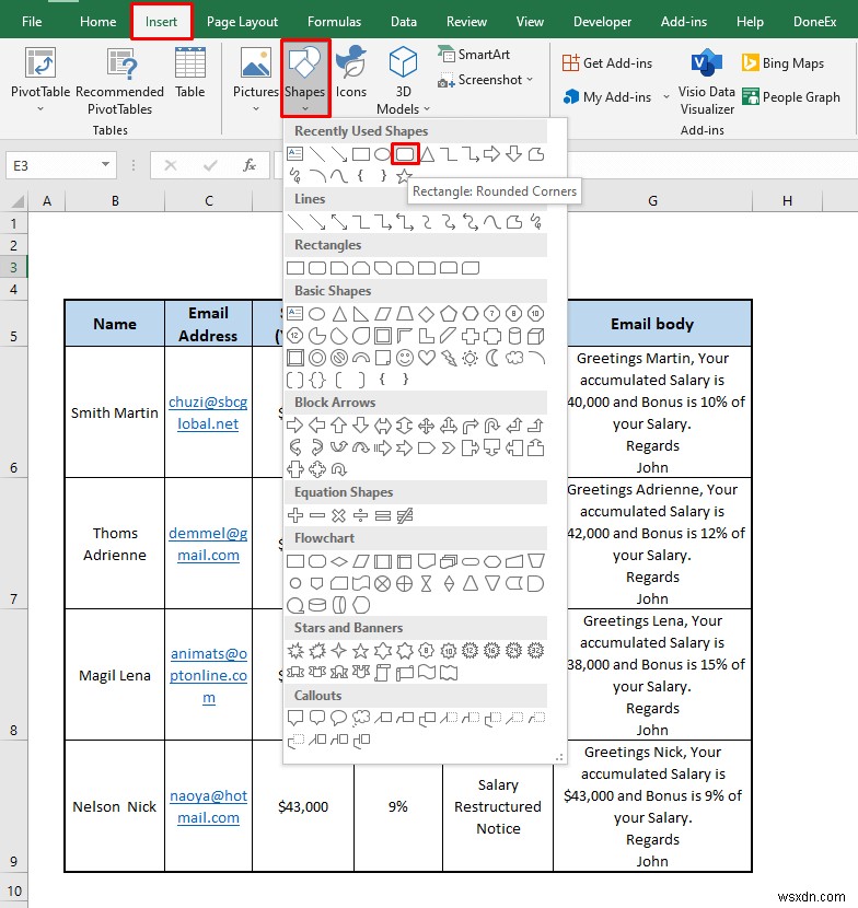 Cách gửi email tự động từ Excel sang Outlook (4 phương pháp)