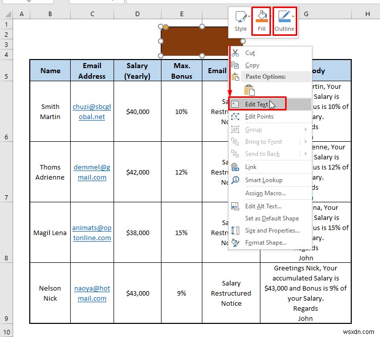 Cách gửi email tự động từ Excel sang Outlook (4 phương pháp)