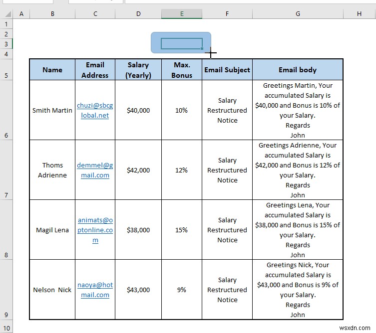 Cách gửi email tự động từ Excel sang Outlook (4 phương pháp)