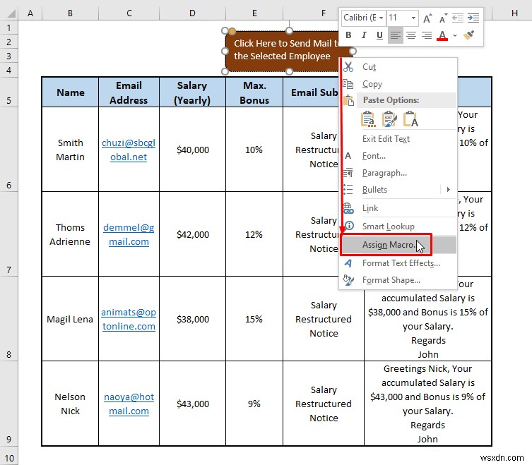 Cách gửi email tự động từ Excel sang Outlook (4 phương pháp)