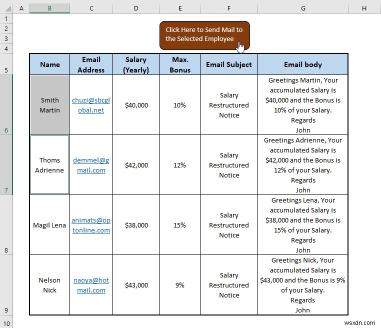 Cách gửi email tự động từ Excel sang Outlook (4 phương pháp)