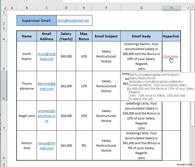 Cách gửi email tự động từ Excel sang Outlook (4 phương pháp)