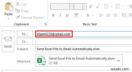 Cách tự động gửi tệp Excel tới email (3 phương pháp phù hợp)