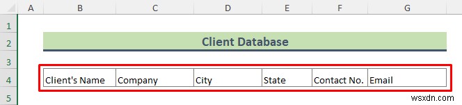 Cách tạo cơ sở dữ liệu máy khách trong Excel (Với các bước đơn giản)