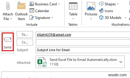 Cách tự động gửi tệp Excel tới email (3 phương pháp phù hợp)