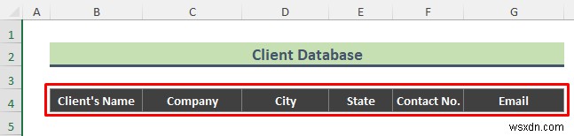 Cách tạo cơ sở dữ liệu máy khách trong Excel (Với các bước đơn giản)