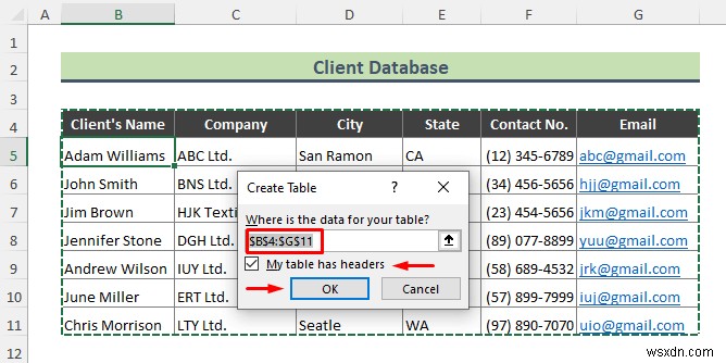 Cách tạo cơ sở dữ liệu máy khách trong Excel (Với các bước đơn giản)