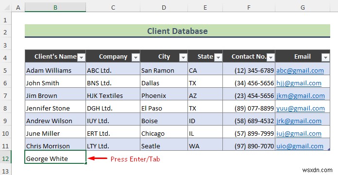 Cách tạo cơ sở dữ liệu máy khách trong Excel (Với các bước đơn giản)