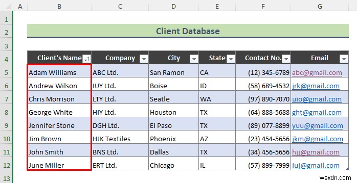 Cách tạo cơ sở dữ liệu máy khách trong Excel (Với các bước đơn giản)