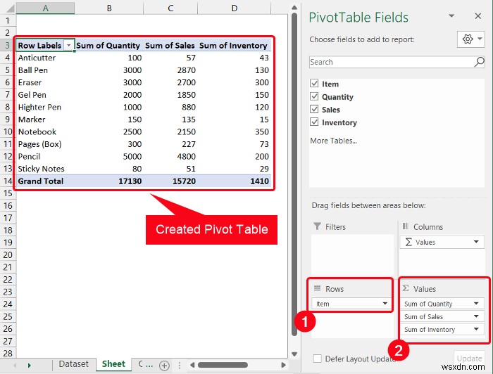 Cách tạo báo cáo MIS trong Excel cho tài khoản (với các bước nhanh)