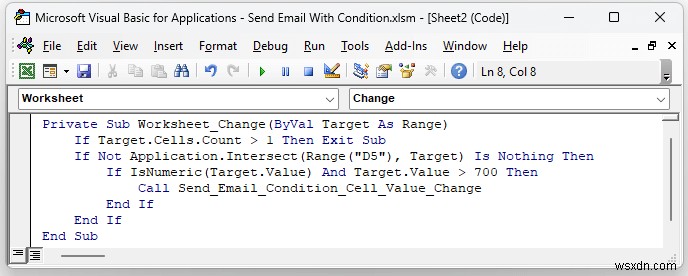 Cách gửi email nếu có điều kiện trong Excel (3 phương pháp dễ dàng)