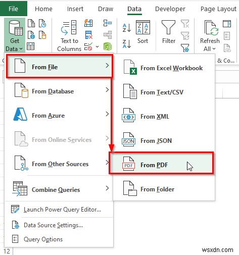 Cách sao chép từ PDF sang bảng Excel (2 cách phù hợp)