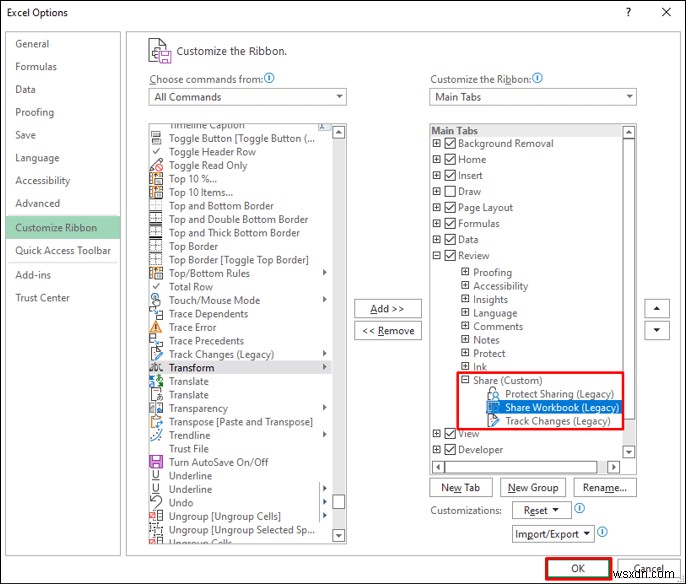 Cách bật Chia sẻ sổ làm việc trong Excel