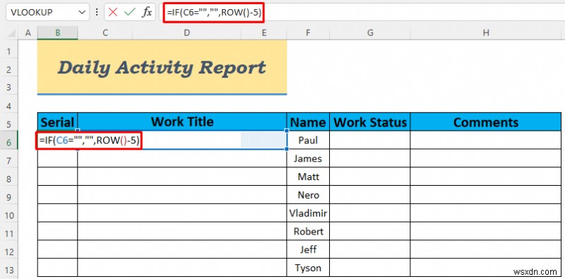 Cách tạo báo cáo hoạt động hàng ngày trong Excel (5 ví dụ dễ hiểu)