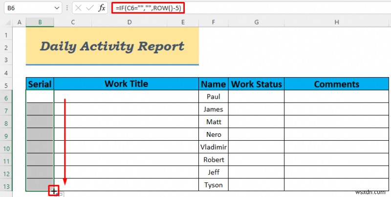 Cách tạo báo cáo hoạt động hàng ngày trong Excel (5 ví dụ dễ hiểu)