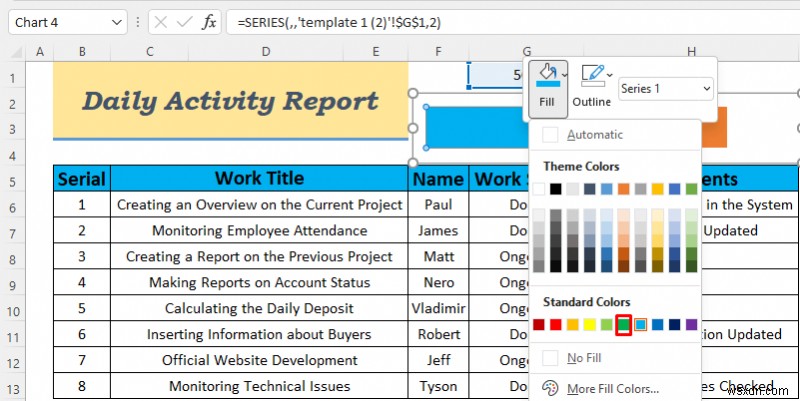 Cách tạo báo cáo hoạt động hàng ngày trong Excel (5 ví dụ dễ hiểu)