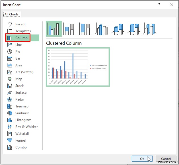 Cách tạo biểu đồ dòng thời gian trong Excel (5 cách đơn giản)